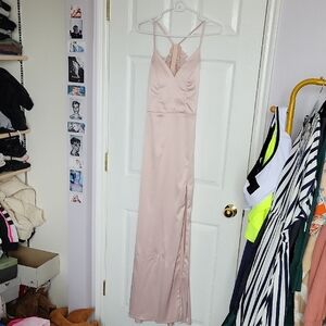 Elegant baby Pink Women's Dress